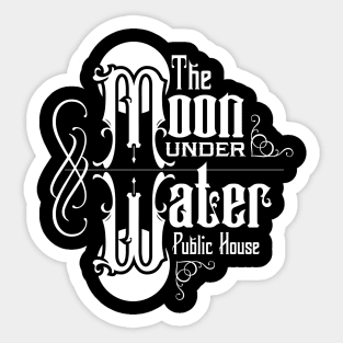 The Moon Under Water Sticker